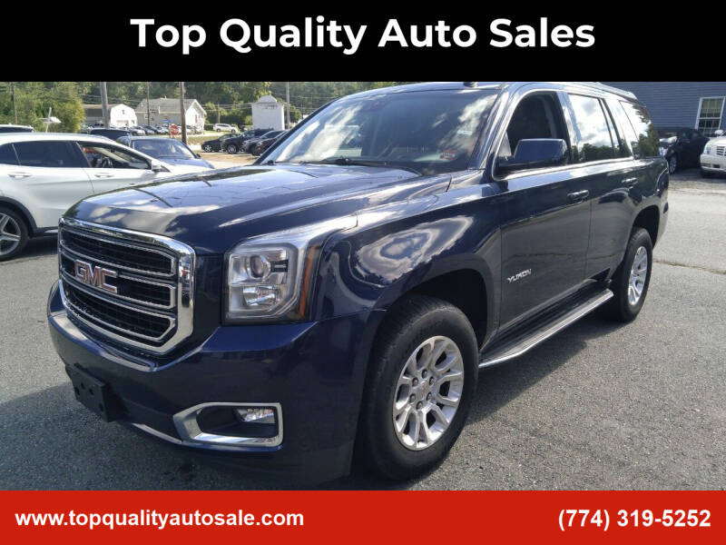 2018 GMC Yukon for sale at Top Quality Auto Sales in Westport MA