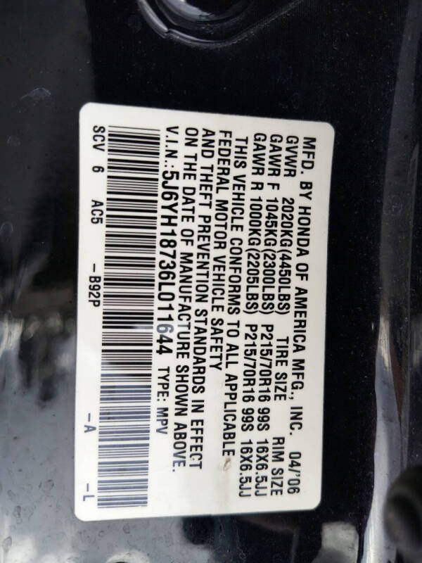 2006 Honda Element EX-P