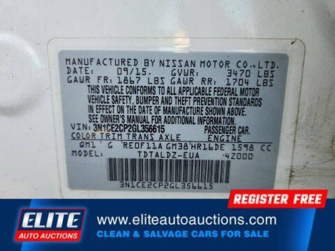 2016 Nissan Versa Note SV