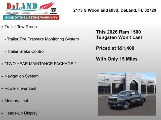 2026 RAM 1500 Tungsten