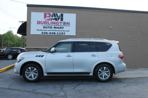 2017 Infiniti QX80 for sale at Burlington Auto Mart in Burlington NC