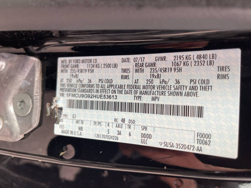 2017 Ford Escape SE