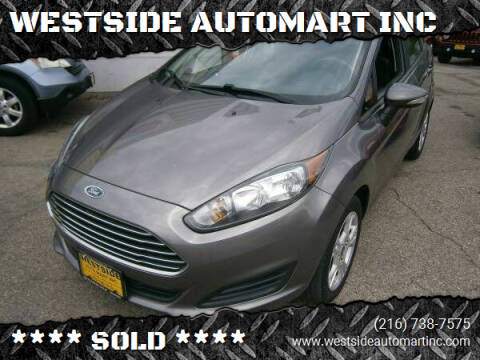 2014 Ford Fiesta for sale at WESTSIDE AUTOMART INC in Cleveland OH