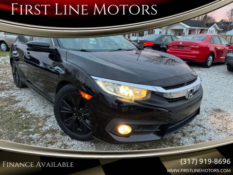 2016 Honda Civic for sale at First Line Motors in Jamestown IN