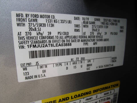 2020 Ford Expedition Limited