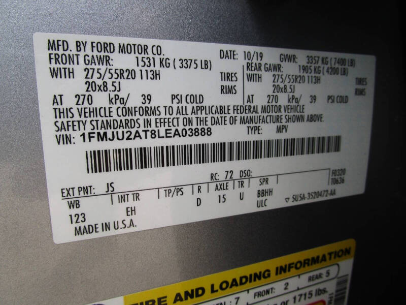 2020 Ford Expedition Limited