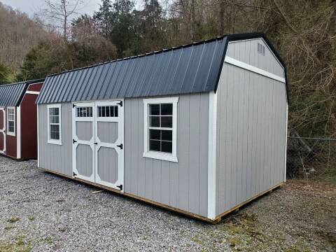  12x20 LOFTED BARN PAINTED - SIDE DOOR 2 WINDOWS for sale at Auto Energy - Timberline Barns in Lebanon VA