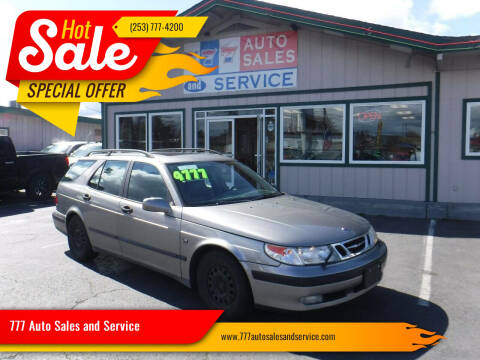 2001 Saab 9-5 for sale at 777 Auto Sales and Service in Tacoma WA