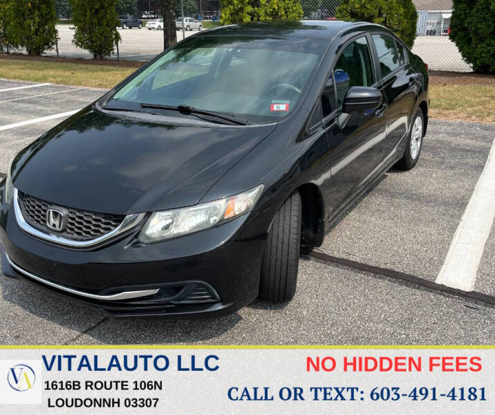 2014 Honda Civic for sale at VITALAUTO LLC in Loudon NH