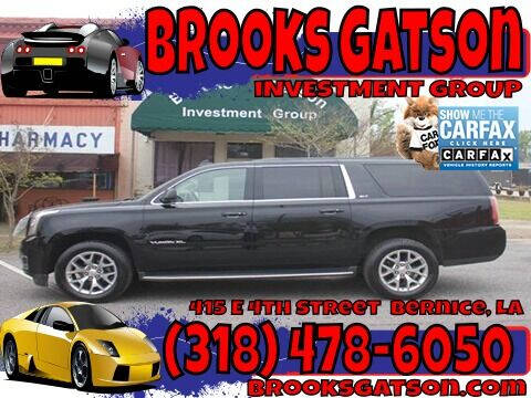 2016 GMC Yukon XL for sale at Brooks Gatson Investment Group in Bernice LA