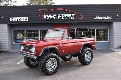 1977 Ford Bronco for sale at Gulf Coast Exotic Auto in Gulfport MS