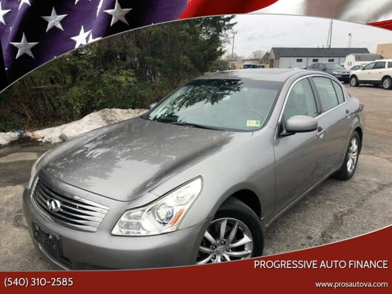 2007 Infiniti G35 for sale at Progressive Auto Finance in Fredericksburg VA