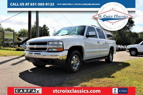 2003 Chevrolet Suburban for sale at St. Croix Classics in Lakeland MN