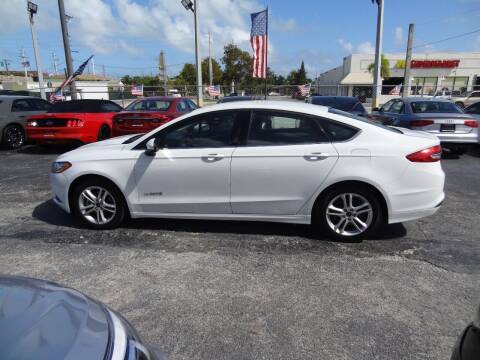 2018 Ford Fusion Hybrid for sale at Modern Auto Sales in Hollywood FL