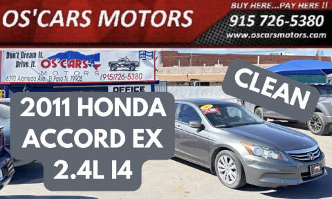 2011 Honda Accord for sale at Os'Cars Motors in El Paso TX