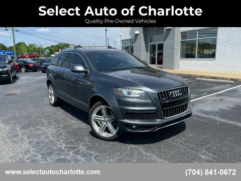 2013 Audi Q7 for sale at Select Auto of Charlotte in Matthews NC