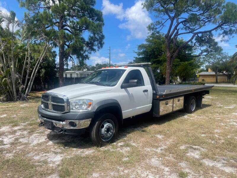 2010 Dodge RAM 4500 FLAT BED for sale at Transcontinental Car USA Corp in Fort Lauderdale FL