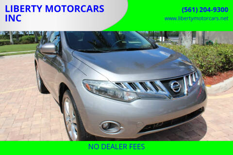 2009 Nissan Murano for sale at LIBERTY MOTORCARS INC in Royal Palm Beach FL
