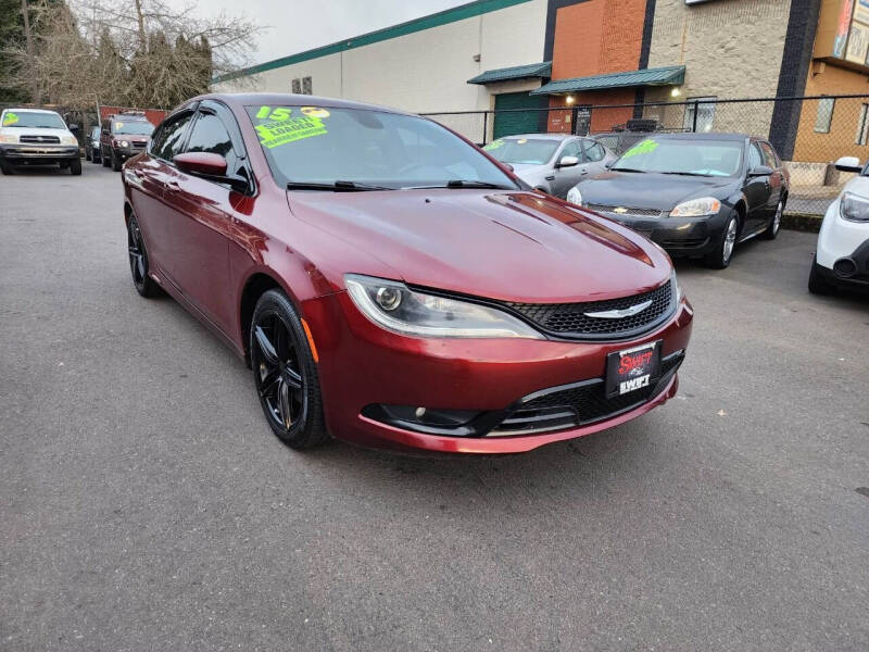 2015 Chrysler 200 for sale at SWIFT AUTO SALES INC in Salem OR