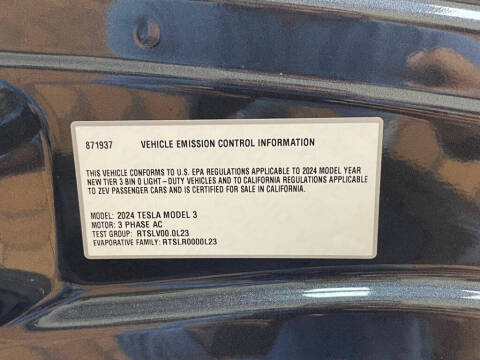 2024 Tesla Model 3 Performance