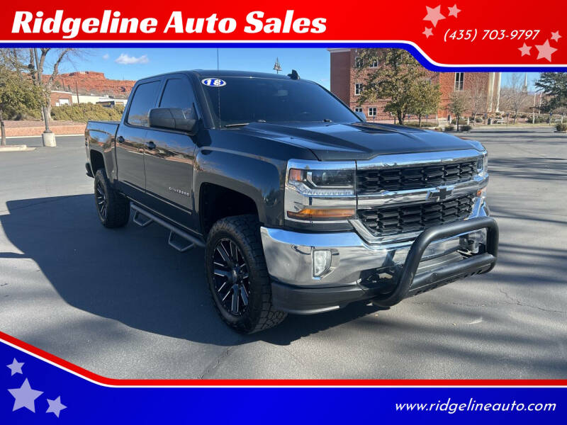 2018 Chevrolet Silverado 1500 for sale at Ridgeline Auto Sales in Saint George UT