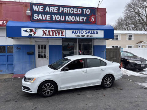 2016 Volkswagen Jetta for sale at Native Auto Sales in Mendon MA