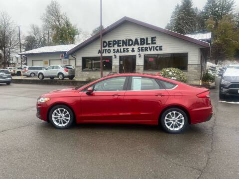 2020 Ford Fusion for sale at Dependable Auto Sales and Service in Binghamton NY