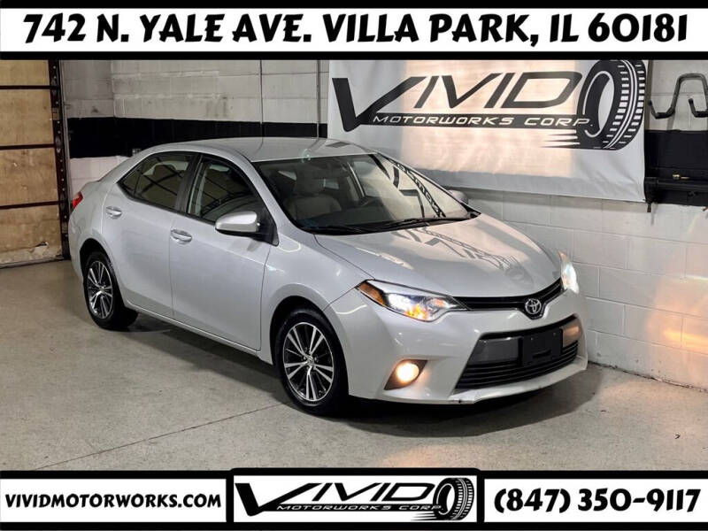 2016 Toyota Corolla for sale at VIVID MOTORWORKS, CORP. in Villa Park IL