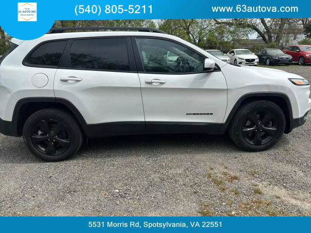 2016 Jeep Cherokee for sale at 63 Auto Inc in Spotsylvania, VA