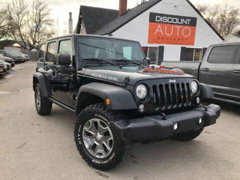 2017 Jeep Wrangler Unlimited for sale at Discount Auto Brokers Inc. in Lehi UT