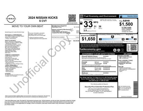 2024 Nissan Kicks S