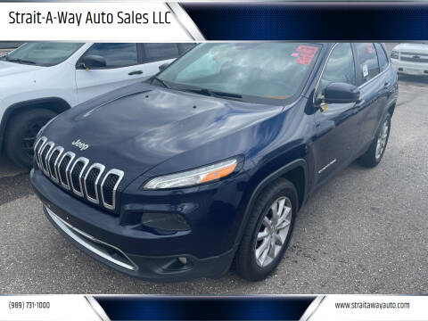 2015 Jeep Cherokee for sale at Strait-A-Way Auto Sales LLC in Gaylord MI