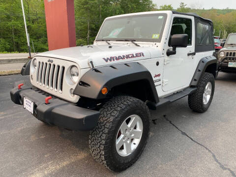 2014 Jeep Wrangler for sale at Route 4 Motors INC in Epsom NH