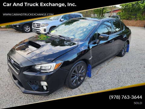 2015 Subaru WRX for sale at Car and Truck Exchange, Inc. in Rowley MA