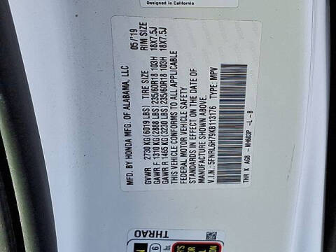 2019 Honda Odyssey EX-L