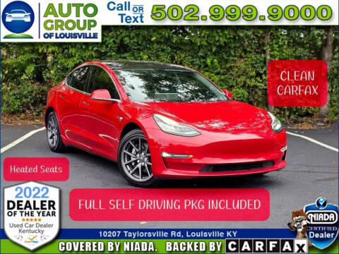 2018 Tesla Model 3 for sale at Auto Group of Louisville in Louisville KY