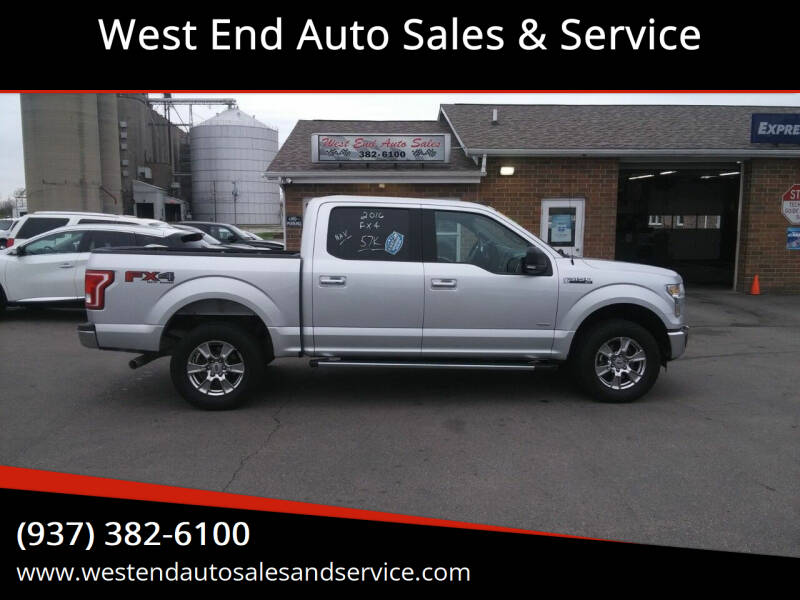 2016 Ford F-150 for sale at West End Auto Sales & Service in Wilmington OH