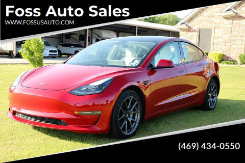 2022 Tesla Model 3 for sale at Foss Auto Sales in Forney TX