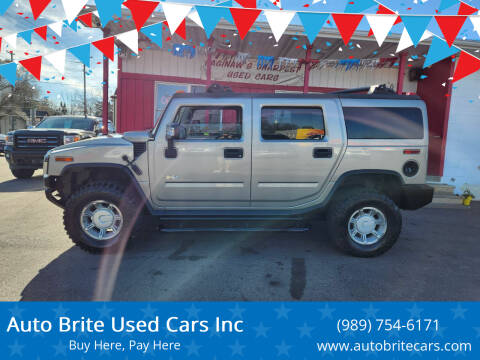 2003 HUMMER H2 for sale at Auto Brite Used Cars Inc in Saginaw MI