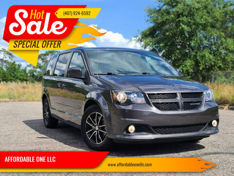 2017 Dodge Grand Caravan for sale at AFFORDABLE ONE LLC in Orlando FL