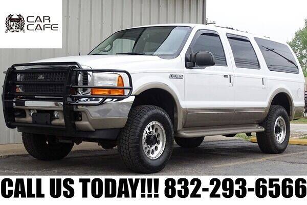 2001 Ford Excursion for sale at CAR CAFE LLC in Houston TX
