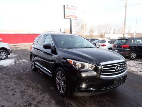 2015 Infiniti QX60 for sale at Marty's Auto Sales in Savage MN