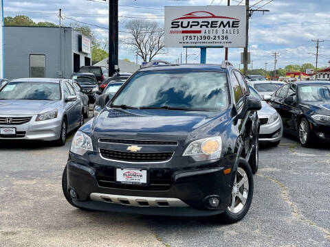 2012 Chevrolet Captiva Sport for sale at Supreme Auto Sales in Chesapeake VA