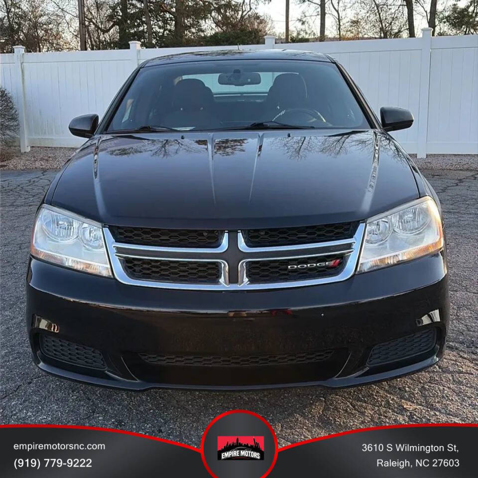 Black 2012 Dodge Avenger SXT SXT 4dr Sedan 1