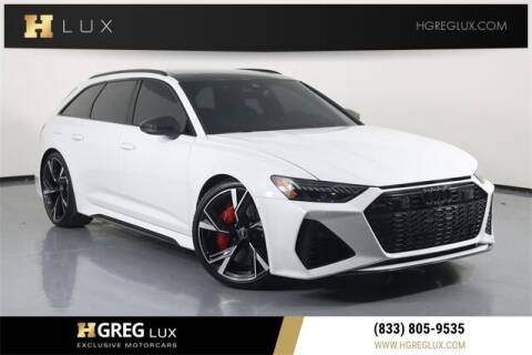2022 Audi RS 6 Avant for sale at HGREG LUX EXCLUSIVE MOTORCARS in Pompano Beach FL