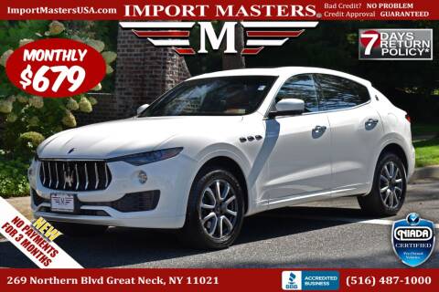 2021 Maserati Levante for sale at Import Masters in Great Neck NY