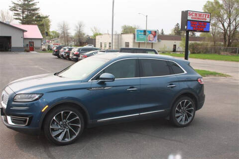 2019 Lincoln Nautilus for sale at Schmitz Motor Co Inc in Perham MN