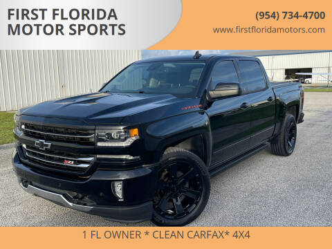 2018 Chevrolet Silverado 1500 for sale at FIRST FLORIDA MOTOR SPORTS in Pompano Beach FL