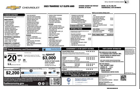 2023 Chevrolet Traverse LT Cloth