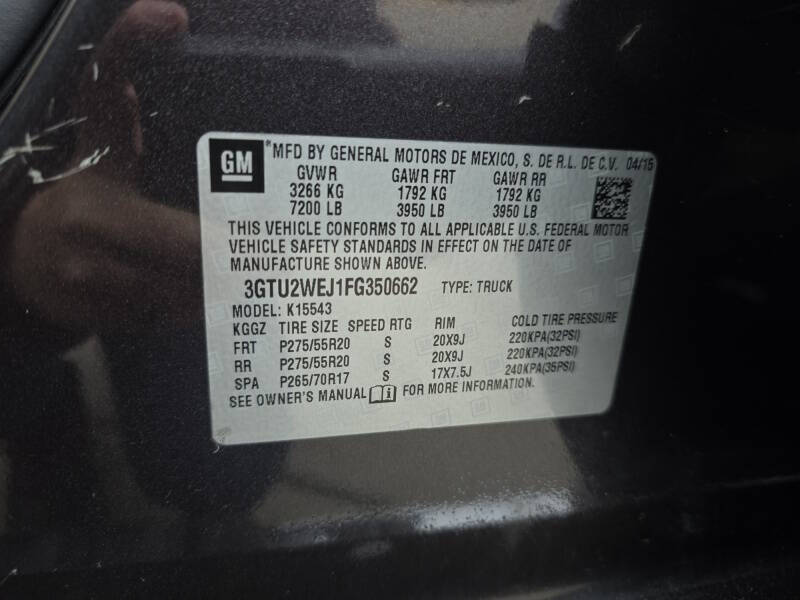 2015 GMC Sierra 1500